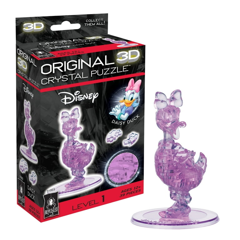 Disney Daisy Duck Original 3D Crystal Puzzle from BePuzzled, Ages