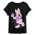thumbnail image 1 of Disney - Daisy Duck Oversized - Womens Oversized Graphic T-Shirt, 1 of 4