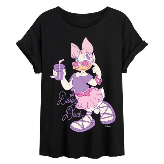 Disney - Daisy Duck Oversized - Womens Oversized Graphic T-Shirt
