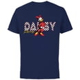 thumbnail image 1 of Disney Daisy Duck Racing Mickey & Friends Race Car Drivers - Short Sleeve Cotton T-Shirt for Adults - Customized-Navy, 1 of 5