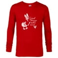 thumbnail image 1 of Disney Daisy Duck Retro Vintage Heart Good Things Take Time - Long Sleeve T-Shirt for Men - Customized-New Red, 1 of 5