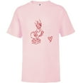 thumbnail image 1 of Disney Daisy Duck Retro Vintage Heart Good Things Take Time - Short Sleeve T-Shirt for Kids - Customized-Soft Pink, 1 of 5