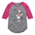 thumbnail image 1 of Disney - Daisy Duck - Snap To It - Toddler & Youth Girls Raglan Graphic T-Shirt, 1 of 5