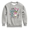 thumbnail image 1 of Disney - Daisy Duck - Snap To It - Youth Crewneck Fleece Sweatshirt, 1 of 5