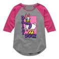 thumbnail image 1 of Disney - Daisy Duck - Toddler & Youth Girls Raglan Graphic T-Shirt, 1 of 5