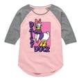 thumbnail image 1 of Disney - Daisy Duck - Toddler & Youth Girls Raglan Graphic T-Shirt, 1 of 4