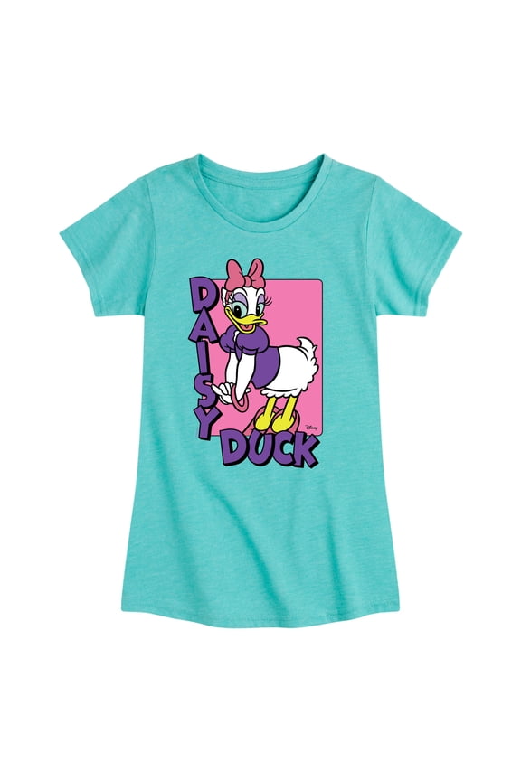 - Daisy Duck - Toddler & Youth Girls Short Sleeve Graphic T-Shirt
