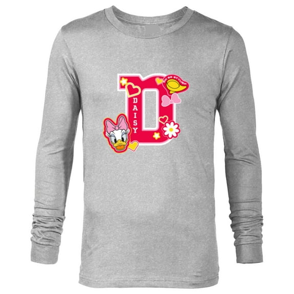 Disney Daisy Duck Varsity Oh So Stylish - Long Sleeve T-Shirt for Men - Customized-Athletic Heather