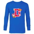 thumbnail image 1 of Disney Daisy Duck Varsity Oh So Stylish - Long Sleeve T-Shirt for Men - Customized-Navy, 1 of 5
