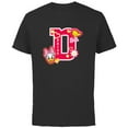 thumbnail image 1 of Disney Daisy Duck Varsity Oh So Stylish - Short Sleeve Cotton T-Shirt for Adults - Customized-Black, 1 of 5