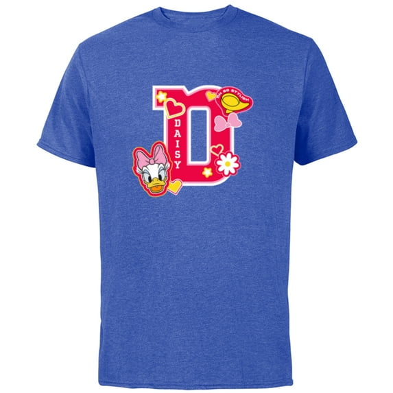 Disney Daisy Duck Varsity Oh So Stylish - Short Sleeve Cotton T-Shirt for Adults - Customized-Royal Heather