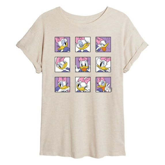 Disney - Daisy Emotions - Juniors Ideal T-Shirt