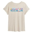 thumbnail image 1 of Disney - Daisy Flowers  - Womens Oversized Graphic T-Shirt, 1 of 4