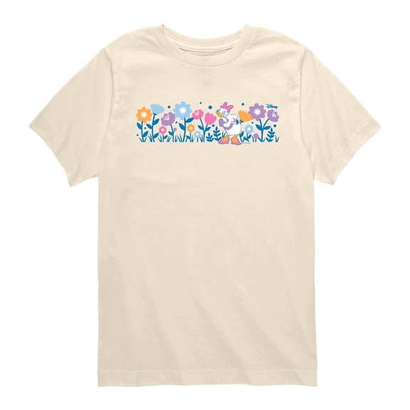 Disney - Daisy Flowers - Youth Short Sleeve Graphic T-Shirt