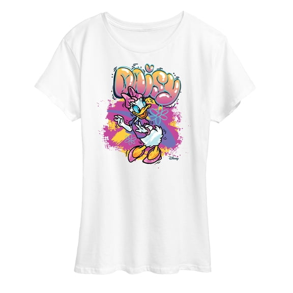 Disney - Daisy Graffiti - Women's Short Sleeve Graphic T-Shirt