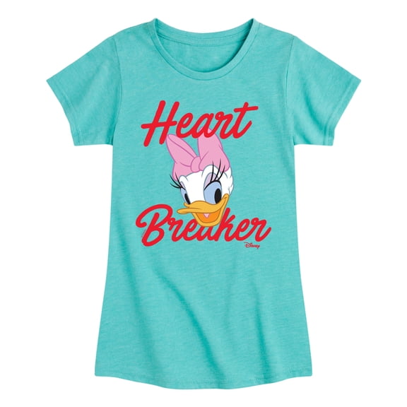 Disney - Daisy Heart Breaker - Youth Girls Fitted Short Sleeve T-Shirt