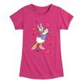 thumbnail image 1 of Disney - Daisy Hearts Girls' Fitted Short Sleeve Graphic T-Shirt, 1 of 4