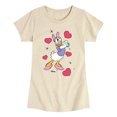thumbnail image 1 of Disney - Daisy Hearts Girls' Fitted Short Sleeve Graphic T-Shirt, 1 of 4