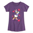 thumbnail image 1 of Disney - Daisy Hearts Girls' Fitted Short Sleeve Graphic T-Shirt, 1 of 4