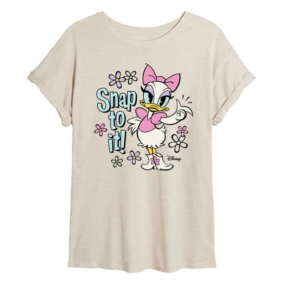 Disney - Daisy - Snap To It - Women's Oversized T-Shirt