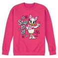 thumbnail image 1 of Disney - Daisy - Snap To It - Men's Crew Neck Fleece Pullover, 1 of 4