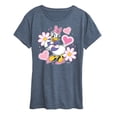 thumbnail image 1 of Disney - Daisy Sticker Look - Women's Short Sleeve Graphic T-Shirt, 1 of 5