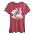 thumbnail image 1 of Disney - Daisy Sticker Look - Women's Short Sleeve Graphic T-Shirt, 1 of 5