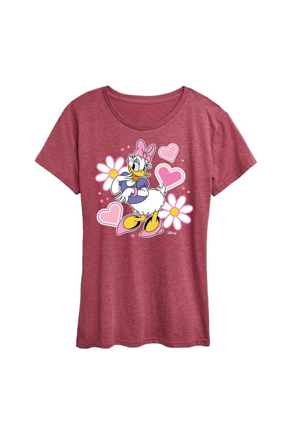 - Daisy Sticker Look - Women's Short Sleeve Graphic T-Shirt