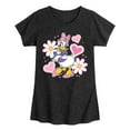 thumbnail image 1 of Disney - Daisy Sticker Look - Youth Girls Short Sleeve Graphic T-Shirt, 1 of 5