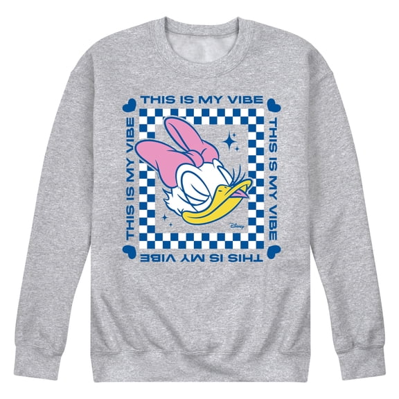 Disney - Daisy - This Is My Vibe - Men's Crew Neck Fleece Pullover