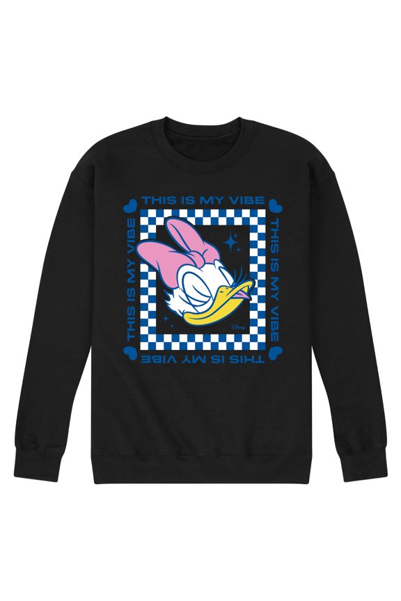 - Daisy - This Is My Vibe - Men's Crew Neck Fleece Pullover