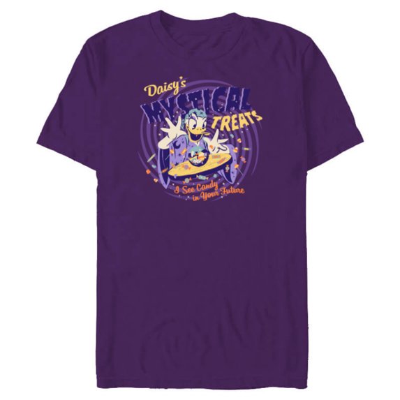 Disney Daisy’s Mystical Treats I See Candy in Your Future - Short Sleeve Blended T-Shirt for Adults - Customized-Purple