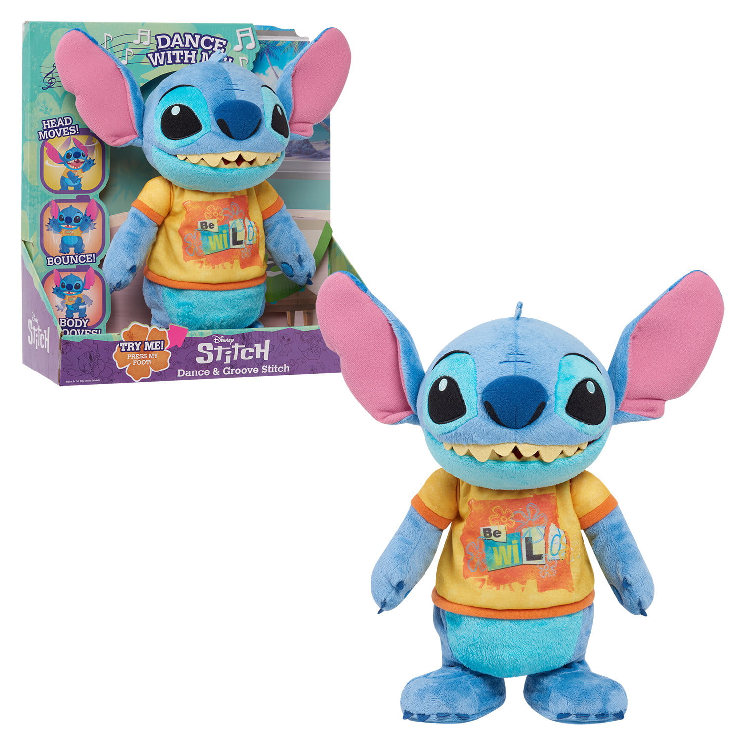 Disney Stitch Plush Collector Set, Officially Licensed Kids Toys for Ages 3  Up, Gifts and Presents 