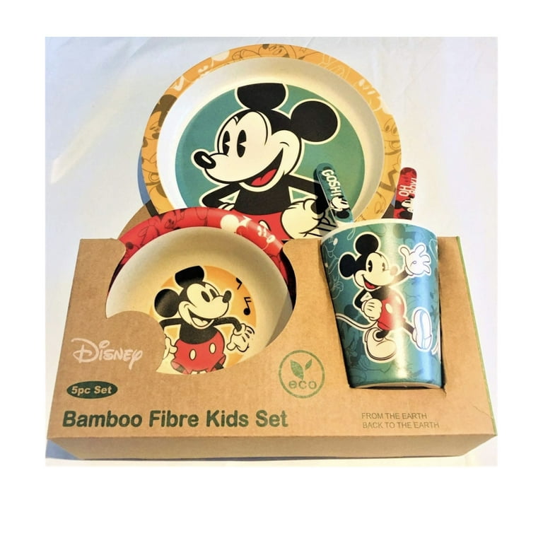 Disney Dancing Mickey 5pc Bamboo Fibre Kids Set - Walmart.com
