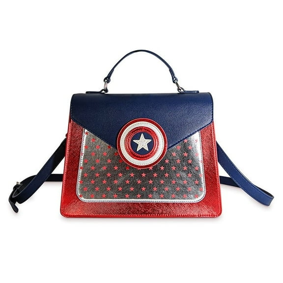 Disney Danielle Nicole Adult Mixed Bucket Cross Body Handbag, Red, 1