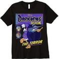 Disney Darkwing Duck Black Classic Fit Crew Neck Adult Short Sleeve T