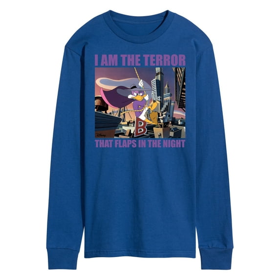 Disney - Darkwing Duck - I Am the Terror - Men's Long Sleeve T-Shirt