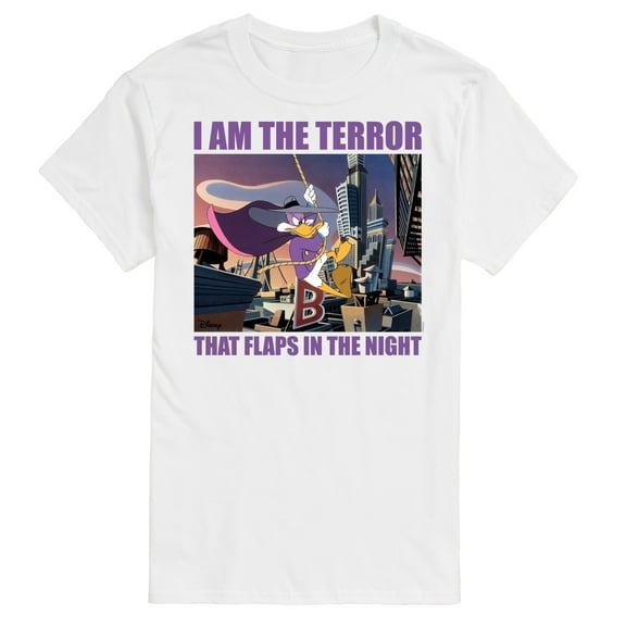 Disney - Darkwing Duck - I Am the Terror - Men's Short Sleeve Graphic T-Shirt