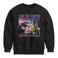 thumbnail image 1 of Disney - Darkwing Duck - I Am the Terror - Toddler & Youth Crewneck Fleece Sweatshirt, 1 of 5