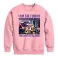 thumbnail image 1 of Disney - Darkwing Duck - I Am the Terror - Toddler & Youth Crewneck Fleece Sweatshirt, 1 of 4