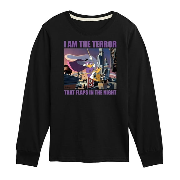 Disney - Darkwing Duck - I Am the Terror - Toddler & Youth Long Sleeve Graphic T-Shirt