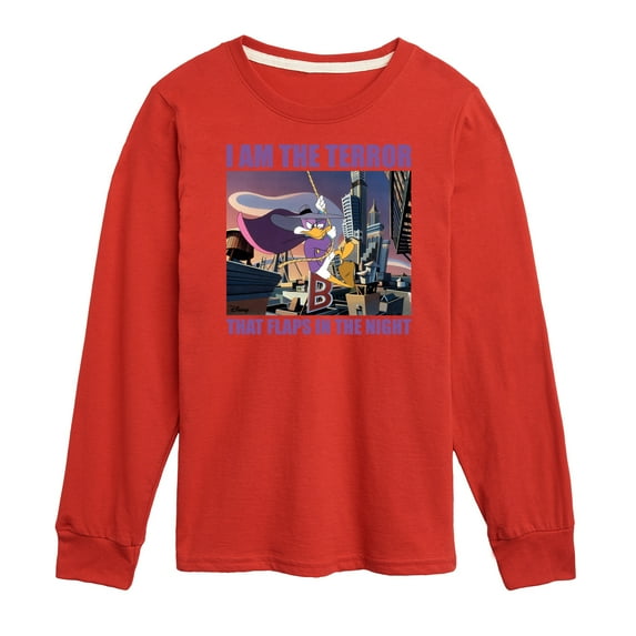 Disney - Darkwing Duck - I Am the Terror - Toddler & Youth Long Sleeve Graphic T-Shirt