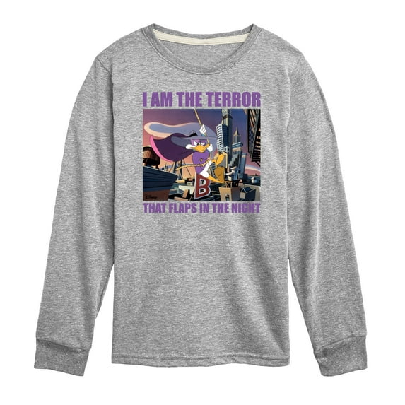 Disney - Darkwing Duck - I Am the Terror - Toddler & Youth Long Sleeve Graphic T-Shirt