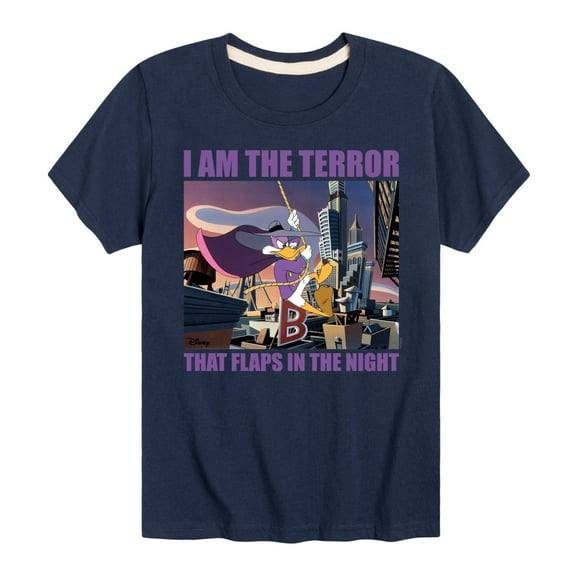 Disney - Darkwing Duck - I Am the Terror - Toddler & Youth Short Sleeve Graphic T-Shirt