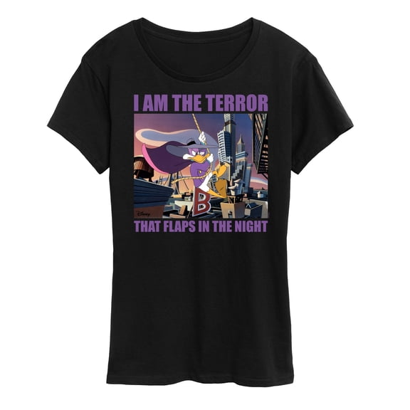Disney - Darkwing Duck - I Am the Terror - Women's Short Sleeve Graphic T-Shirt