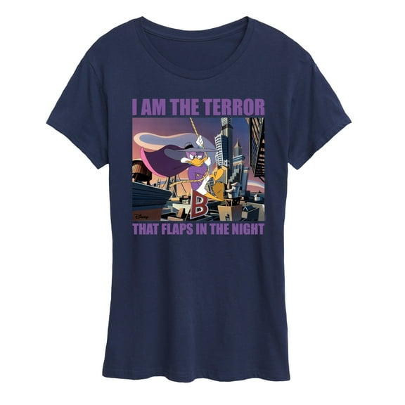 Disney - Darkwing Duck - I Am the Terror - Women's Short Sleeve Graphic T-Shirt