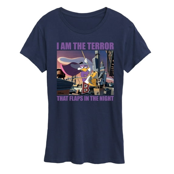 Disney - Darkwing Duck - I Am the Terror - Women's Short Sleeve Graphic T-Shirt