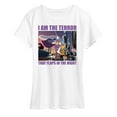 thumbnail image 1 of Disney - Darkwing Duck - I Am the Terror - Women's Short Sleeve Graphic T-Shirt, 1 of 5