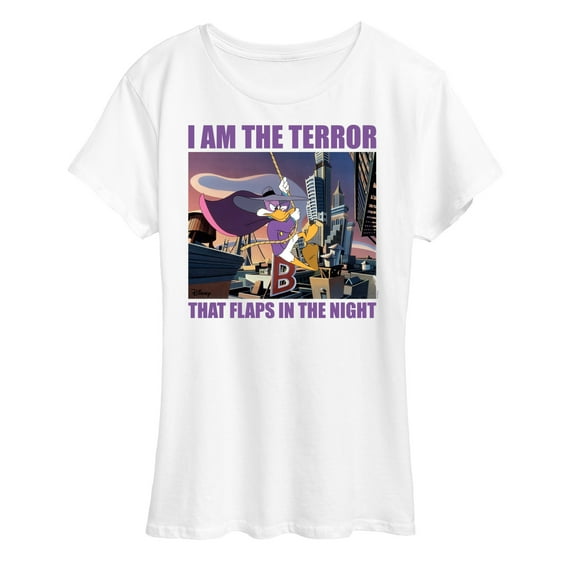 Disney - Darkwing Duck - I Am the Terror - Women's Short Sleeve Graphic T-Shirt
