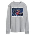 thumbnail image 1 of Disney - Darkwing Duck - Me & My Bestie Getting Food - Men's Long Sleeve T-Shirt, 1 of 5